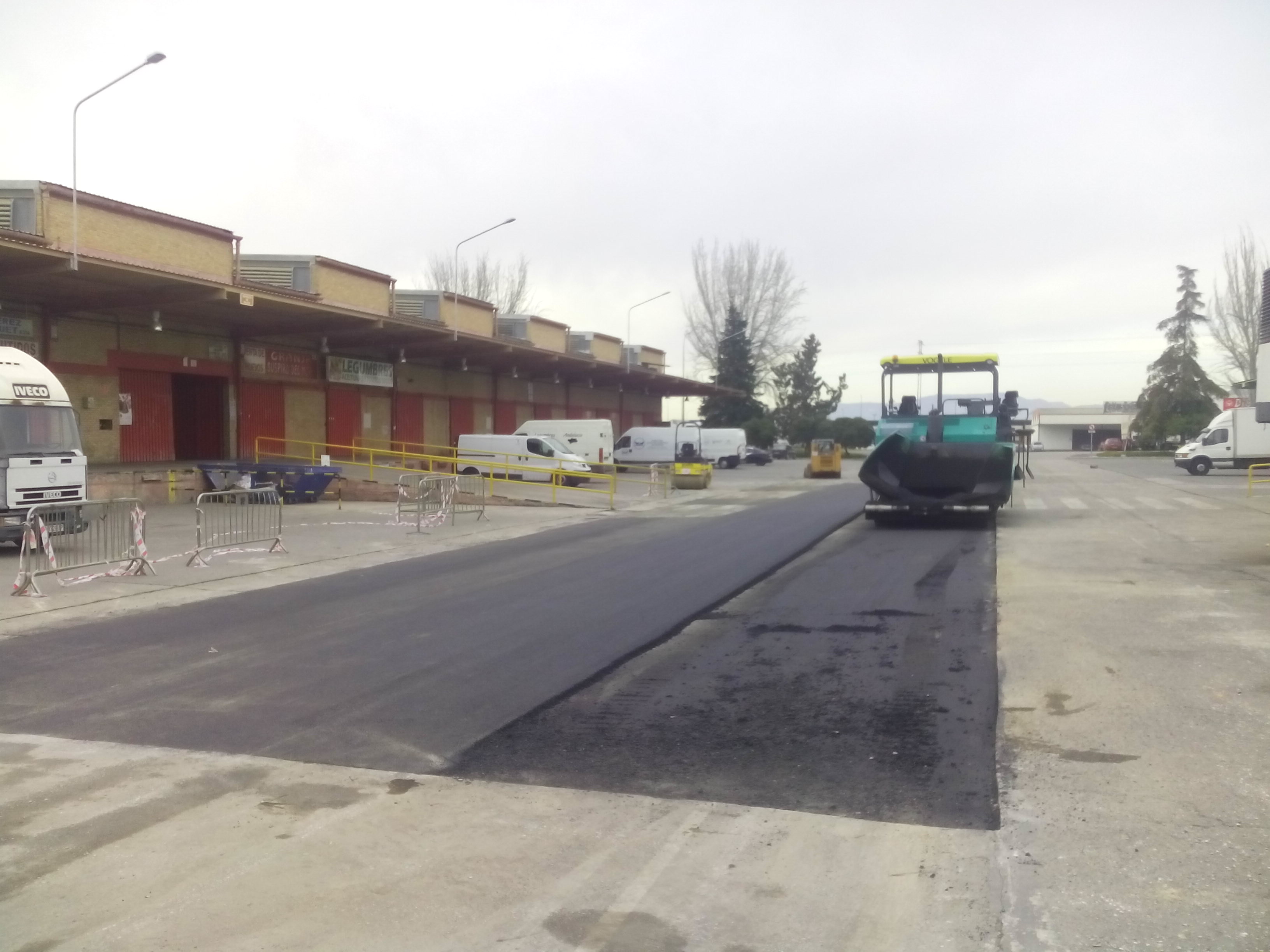 Reparación del asfalto existente - MercaGranada SA