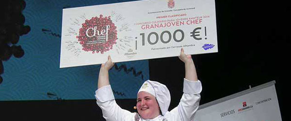 Ana Garin - Ganadora Granajoven Cheff 2014 - MercaGranada SA
