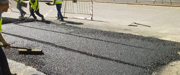 Obras de acondicionamiento y mejora del pavimento en Mercagranada