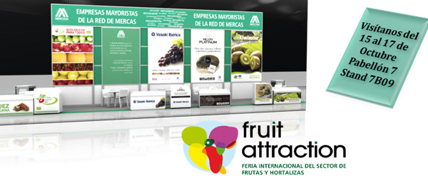 Mercasa impulsa la presencia de mayoristas en la feria Fruit Attraction 2014